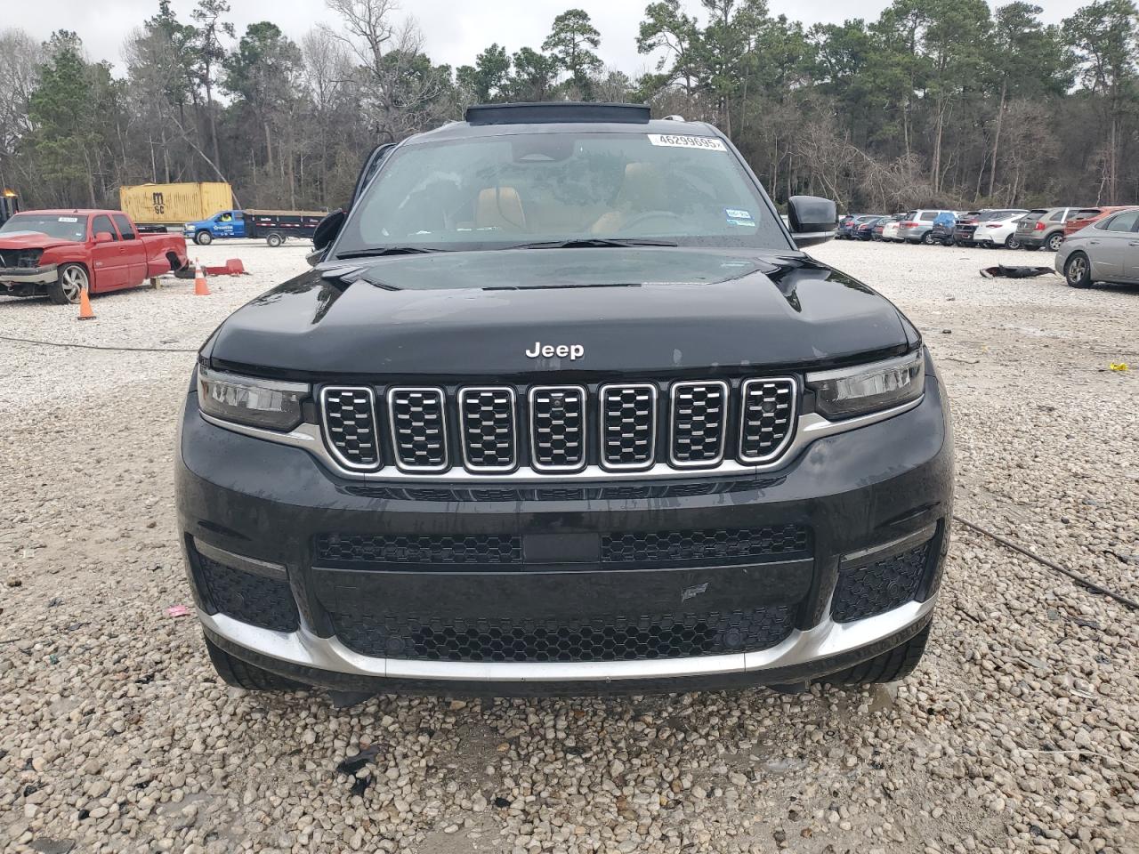 2021 Jeep Grand Cherokee VIN 1C4RJKEG9M8104242 Copart auction photo, side / top/roof damage thumbnail 5