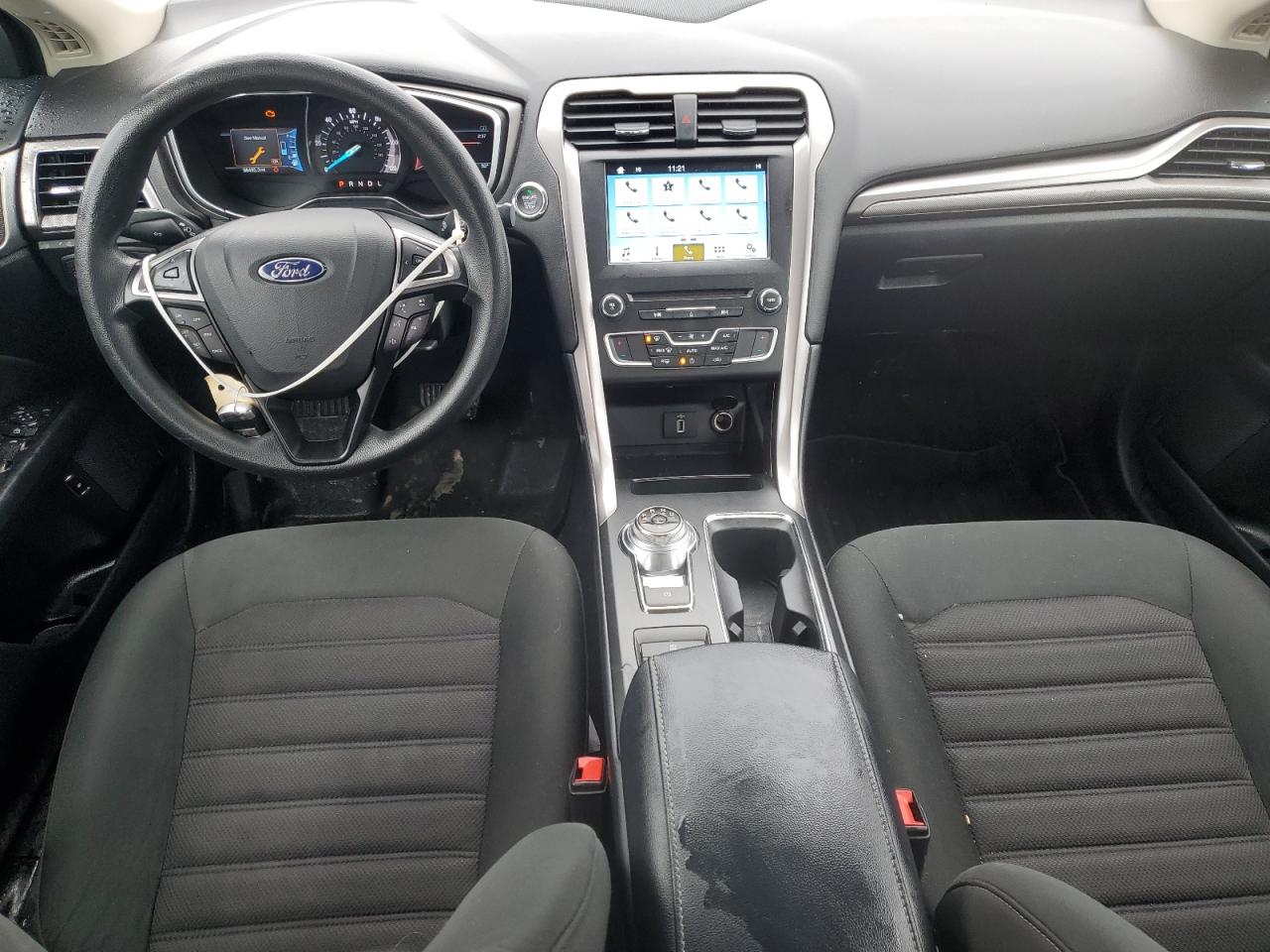 2017 Ford Fusion VIN 3FA6P0LU4HR139683 Copart auction photo, front end / side damage thumbnail 8