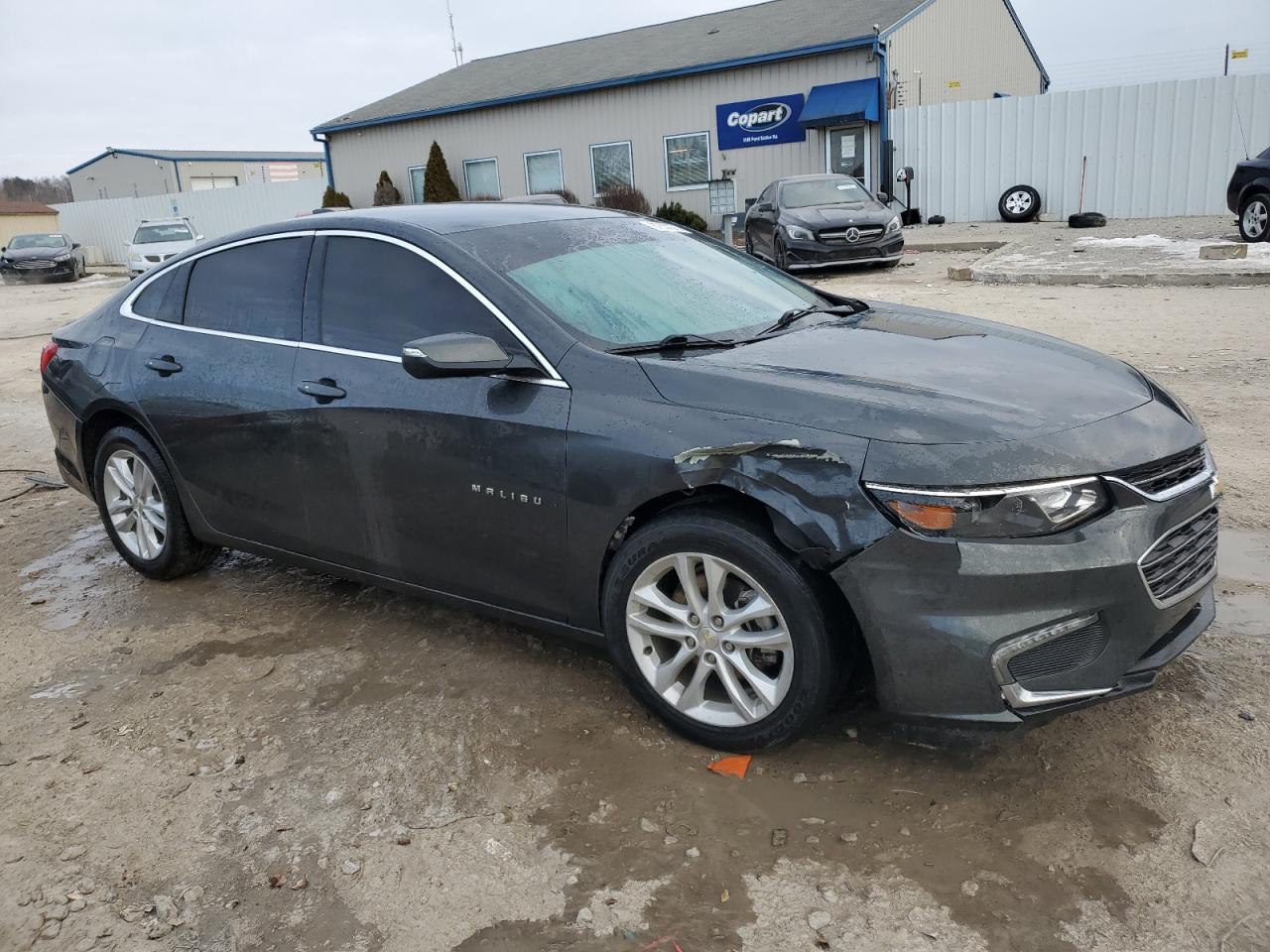 2017 Chevrolet Malibu VIN 1G1ZE5ST2HF293334 Copart auction photo, front end damage thumbnail 4