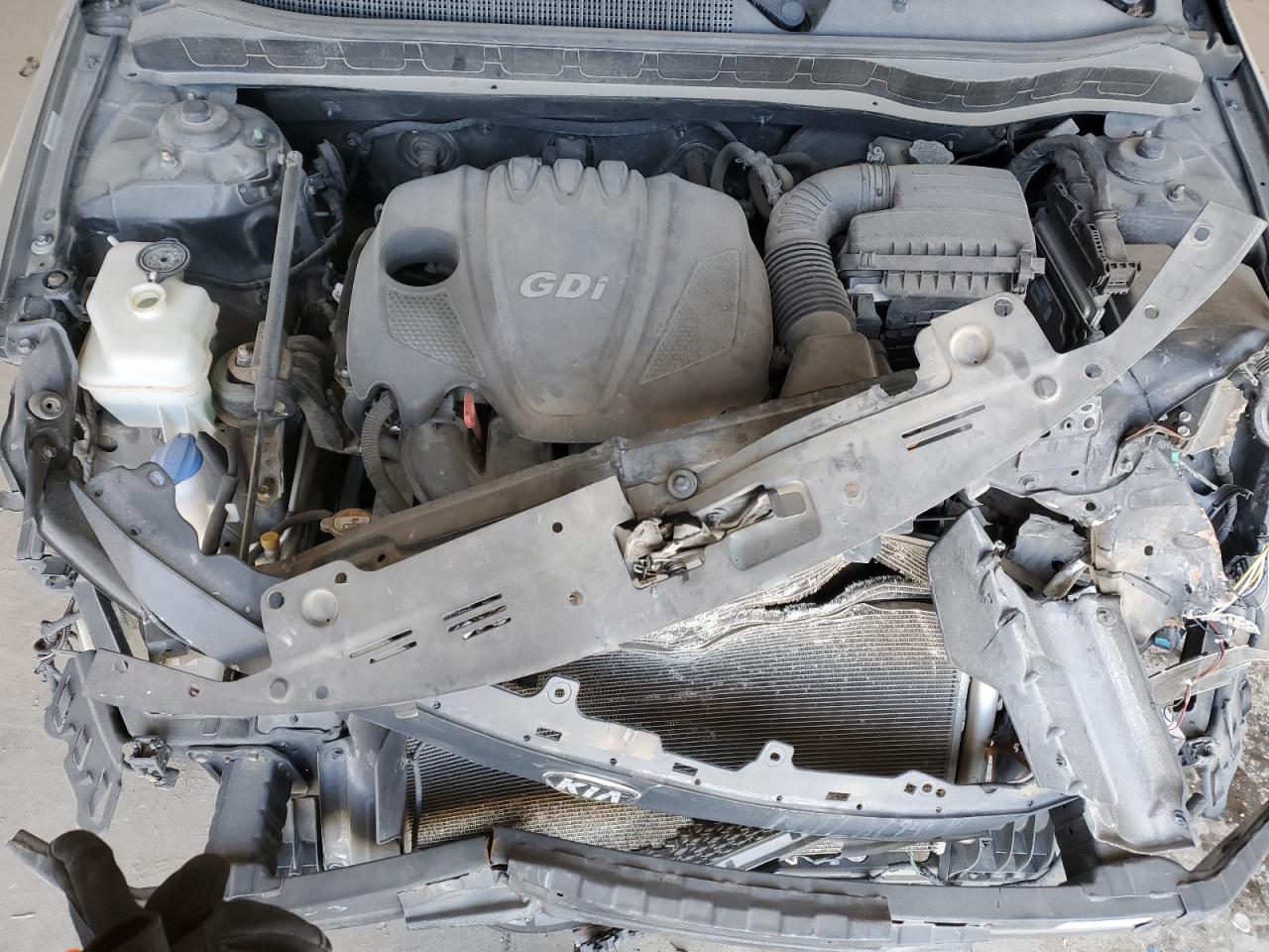 2015 KIA Optima VIN 5XXGM4A7XFG359546 Copart auction photo, front end damage thumbnail 11