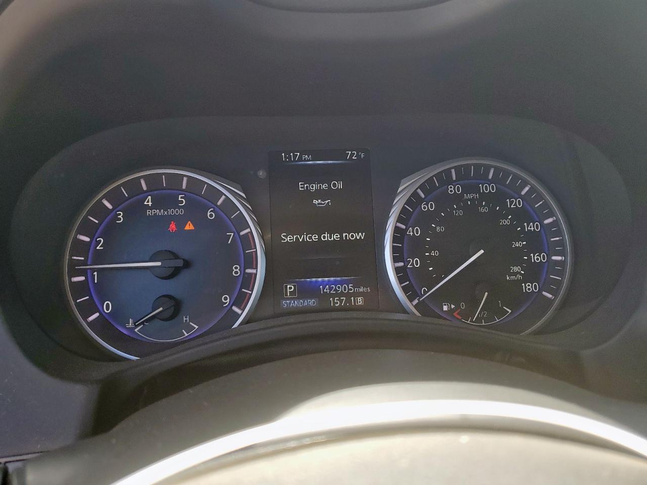 2017 Infiniti Q50 VIN JN1EV7AP8HM730662 Copart auction photo, hail / front end damage thumbnail 9