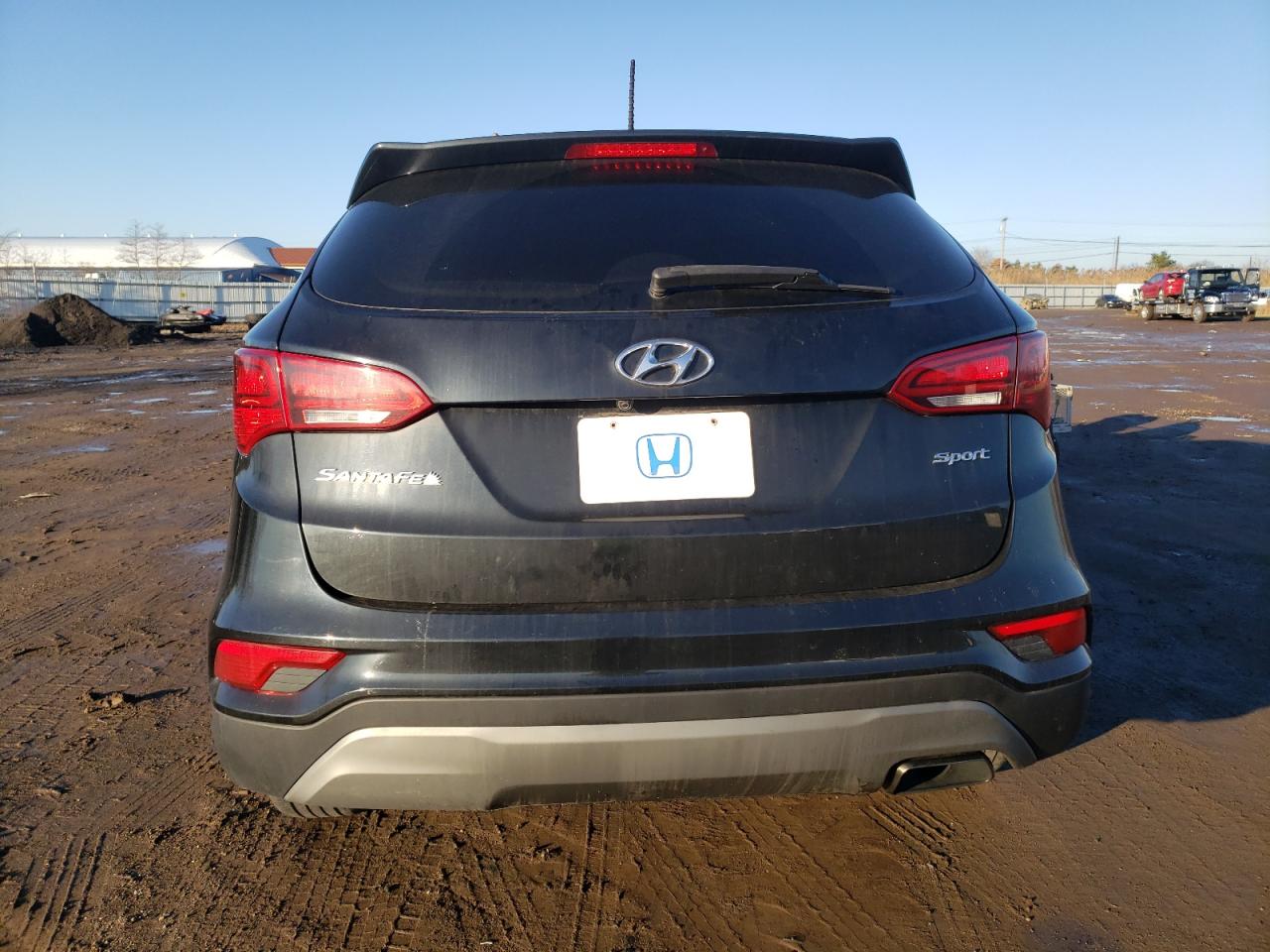 2018 Hyundai Santa Fe VIN 5XYZT3LB4JG546552 Copart auction photo, burn / undercarriage damage thumbnail 6