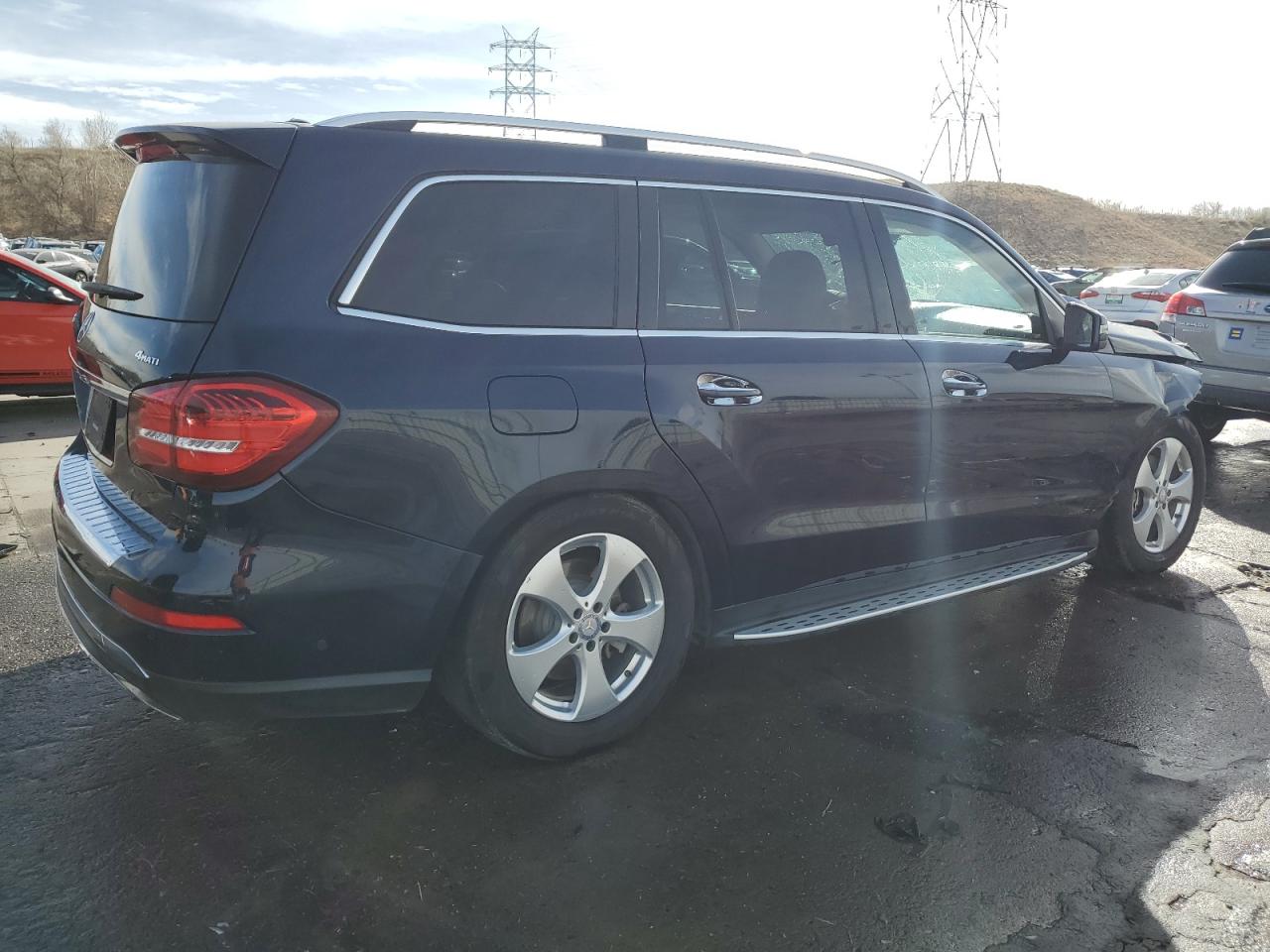 2017 Mercedes-Benz GLS-klasse VIN 4JGDF6EE5HA881612 Copart auction photo, front end damage thumbnail 3