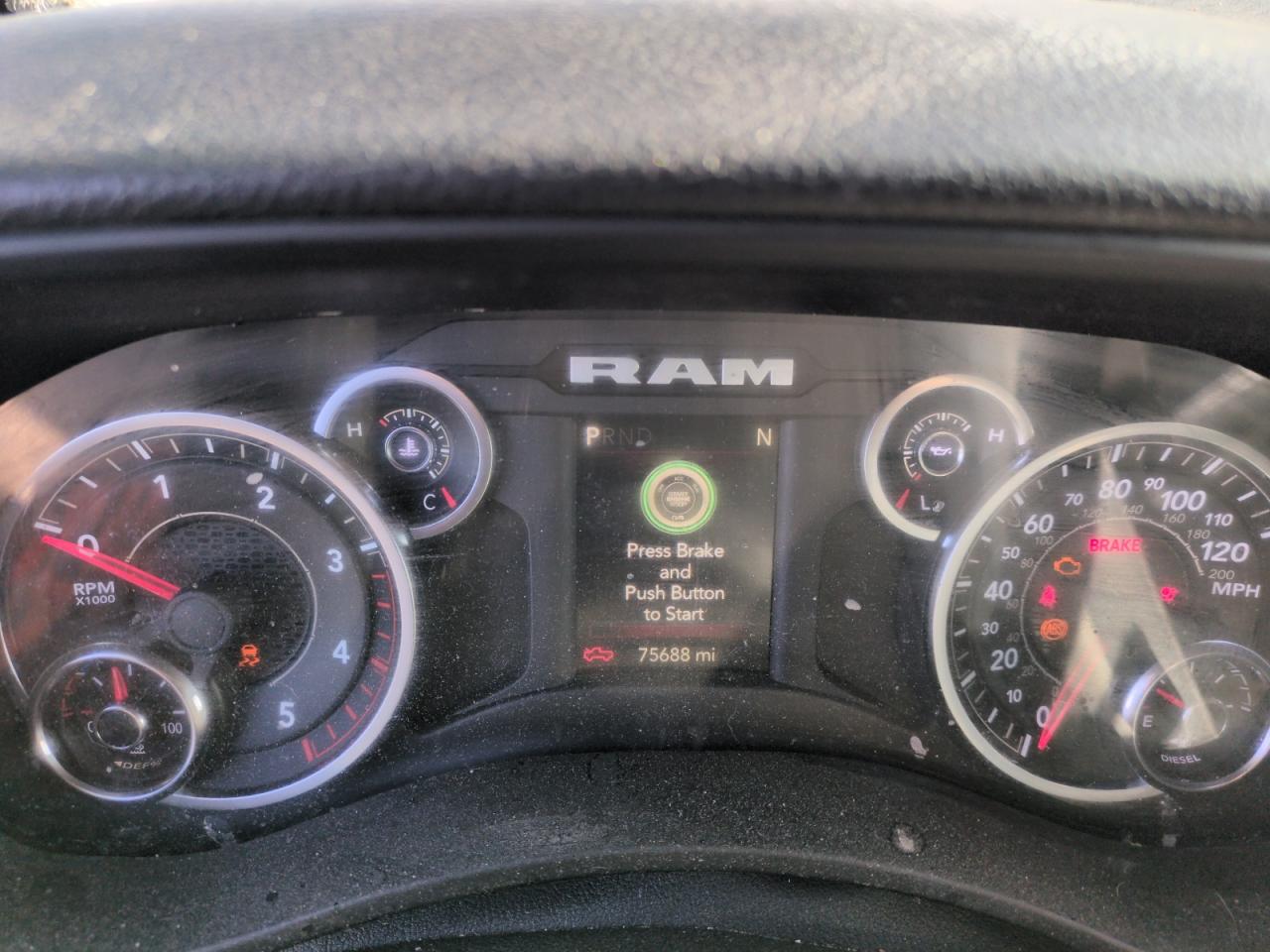 2022 RAM 2500 VIN 3C6UR5DL7NG235983 Copart auction photo, front end damage thumbnail 9