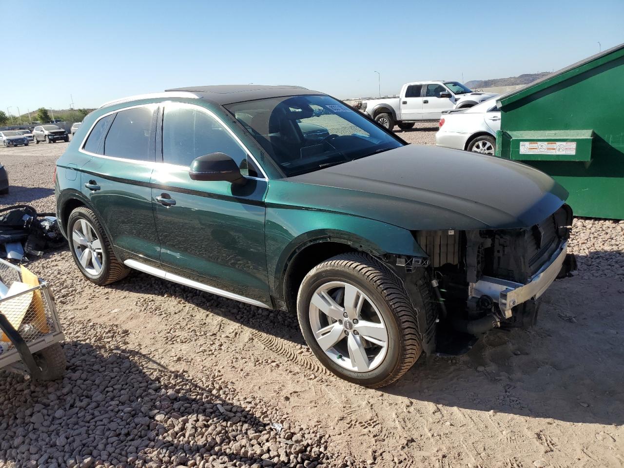 2019 Audi Q5 VIN WA1BNAFY4K2046221 Copart auction photo, front end damage thumbnail 4