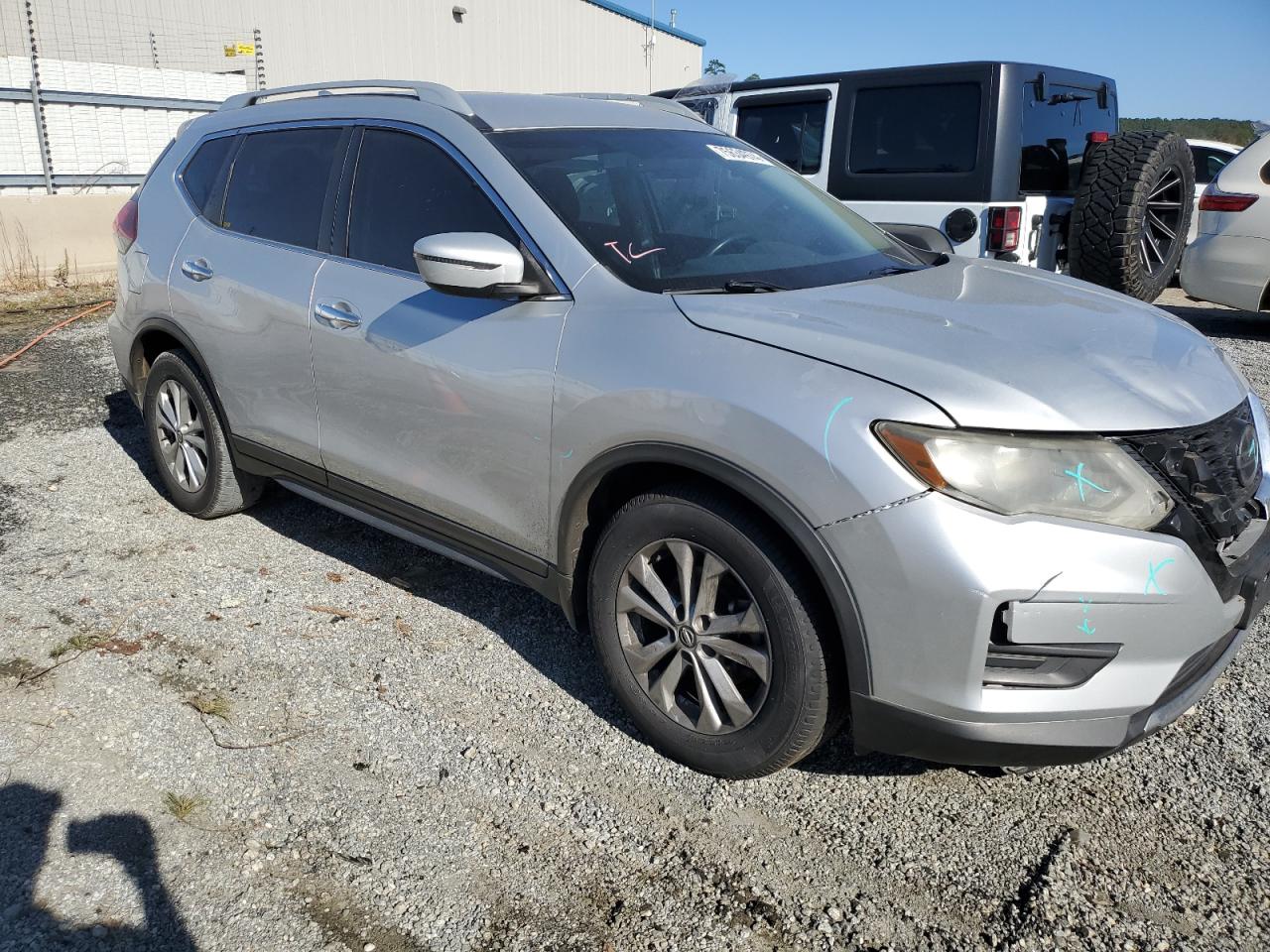 2018 Nissan Rogue VIN 5N1AT2MT7JC830692 Copart auction photo, front end / mechanical damage thumbnail 4