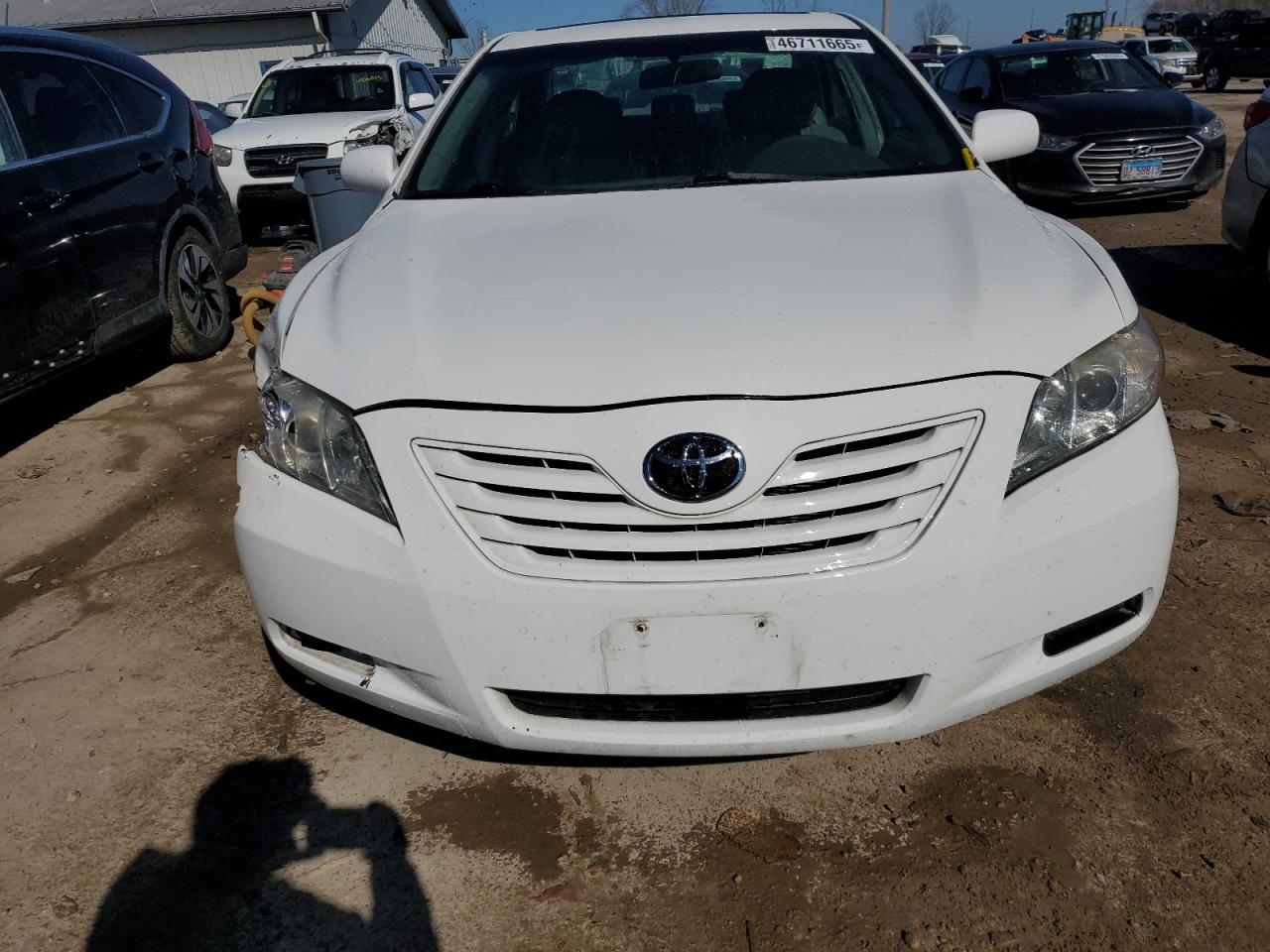 2007 Toyota Camry VIN 4T1BE46K37U548941 Copart auction photo, front end / minor dent/scratches damage thumbnail 5