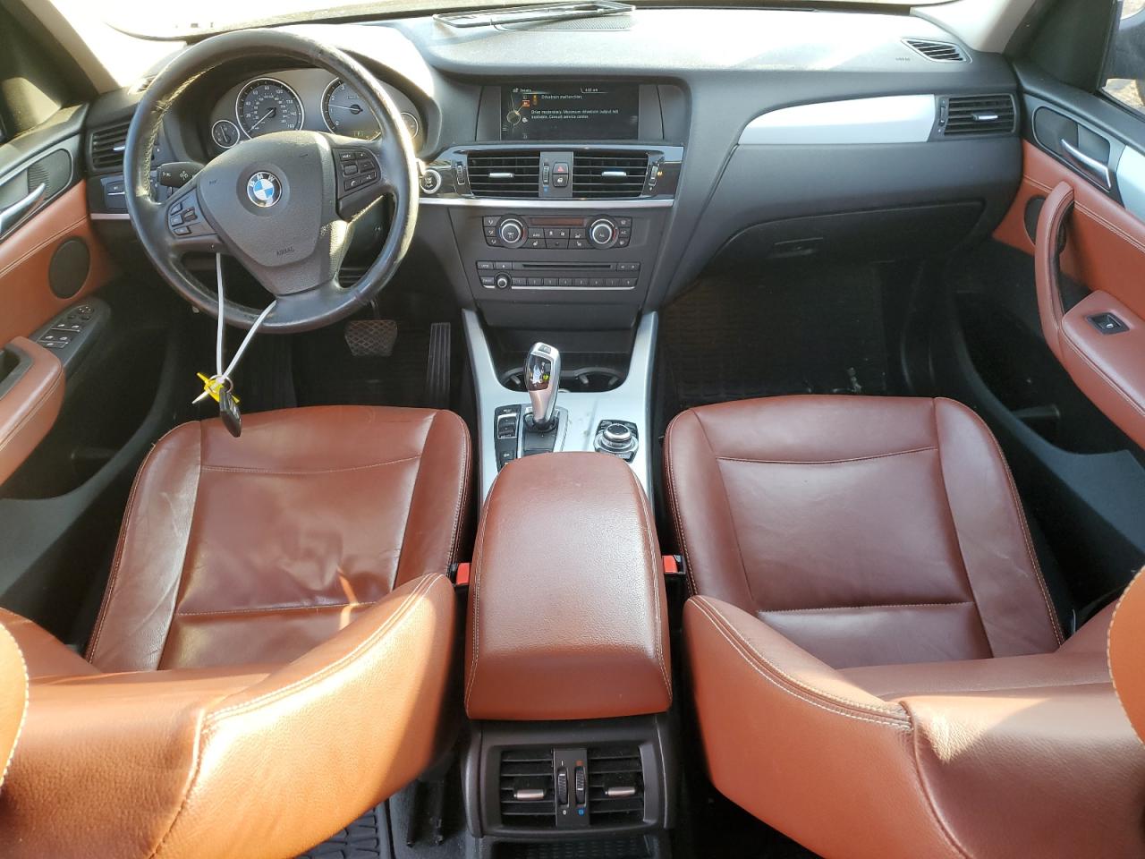 2014 BMW X3 VIN 5UXWX9C55E0D28329 Copart auction photo, front end damage thumbnail 8