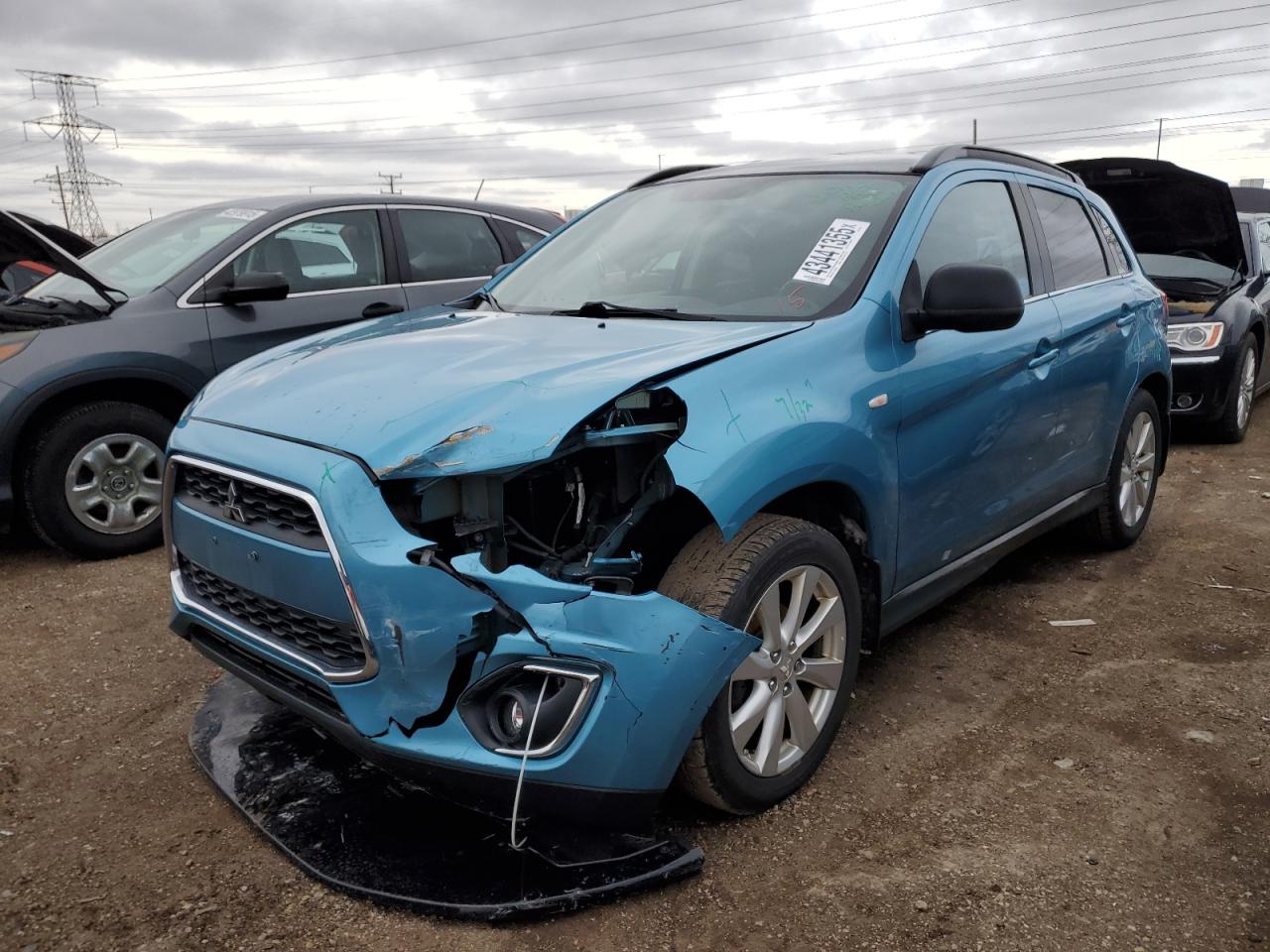 2013 Mitsubishi Outlander VIN 4A4AR4AU6DE011492