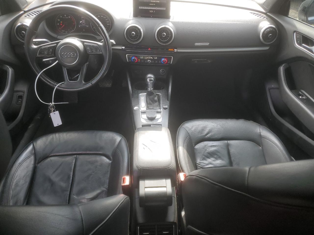 2019 Audi A3 VIN WAUAUGFFXK1015127 Copart auction photo, front end / vandalism damage thumbnail 8