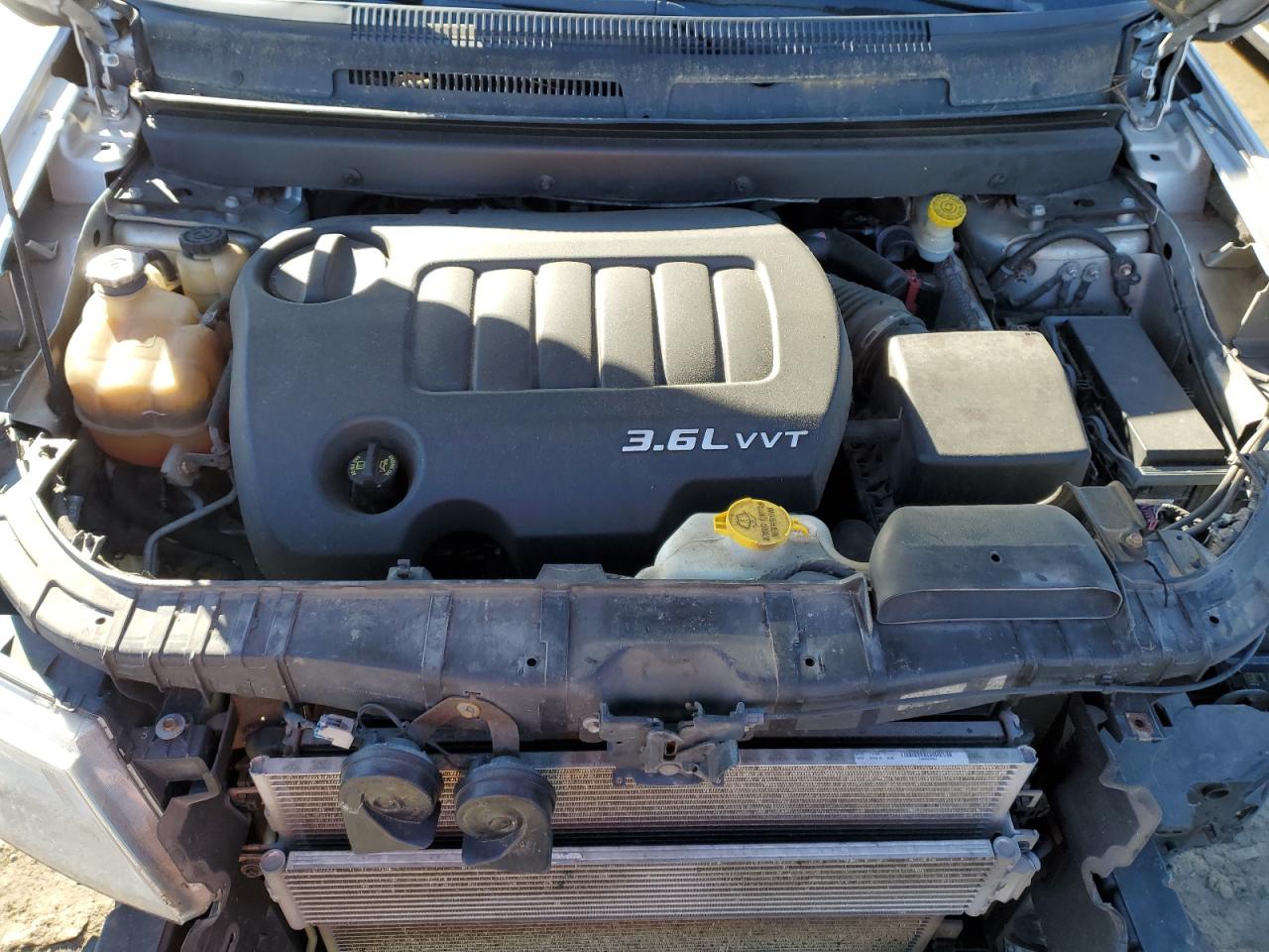 2014 Dodge Journey VIN 3C4PDCBG9ET107945 Copart auction photo, front end / minor dent/scratches damage thumbnail 11