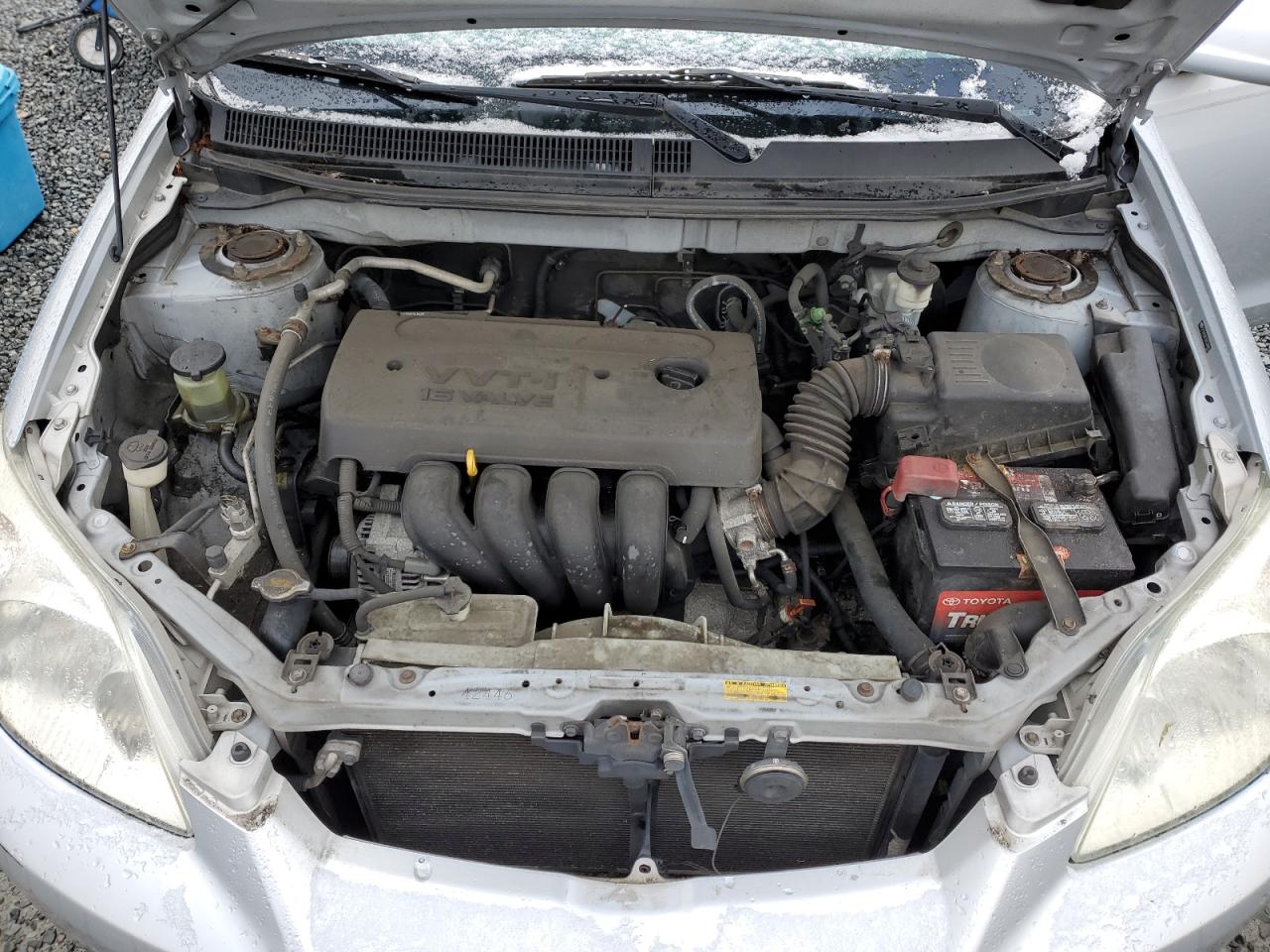 2005 Toyota Corolla VIN 2T1KR32E05C324815 Copart auction photo, side / rear end damage thumbnail 12