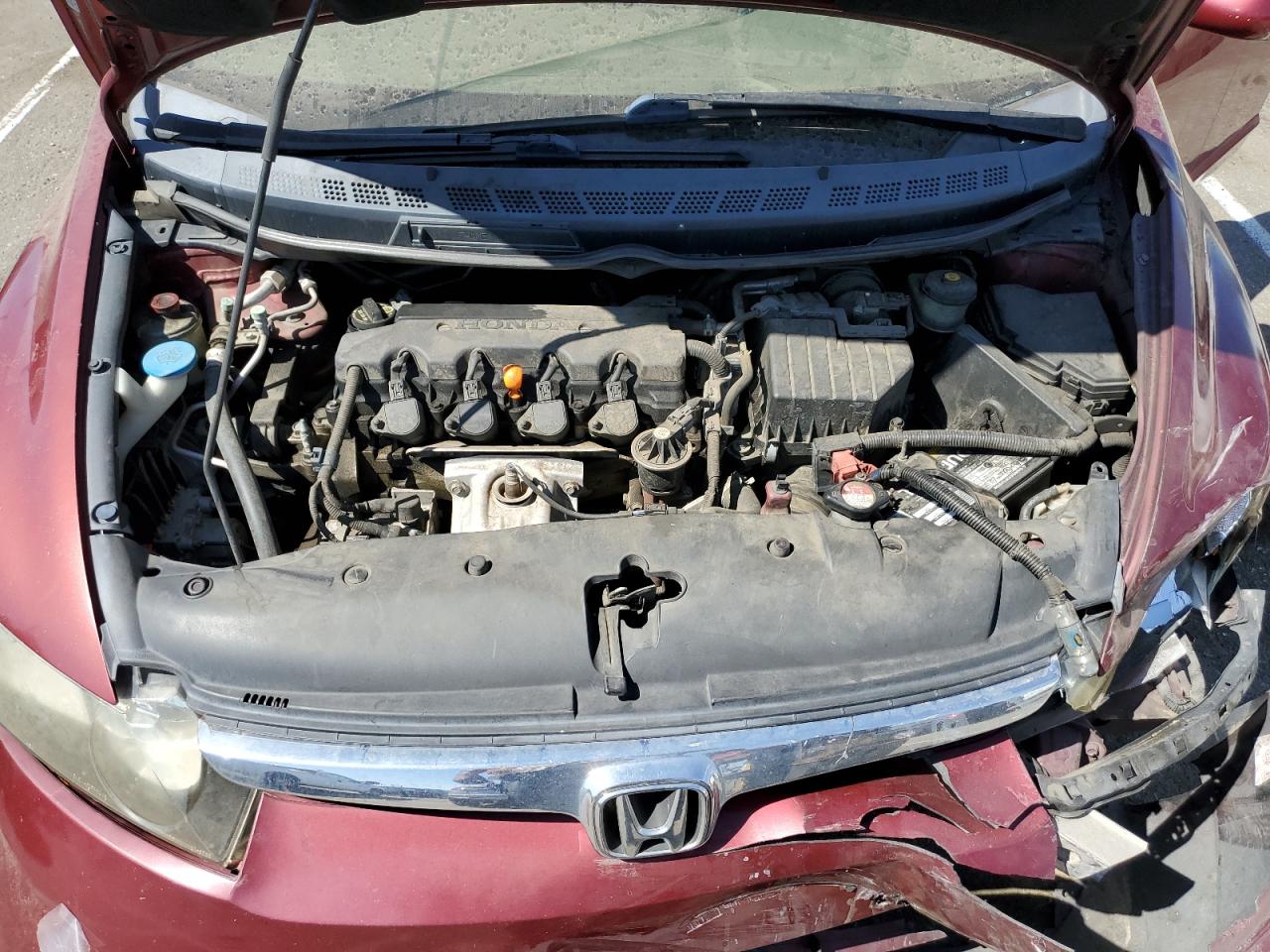 2006 Honda Civic VIN JHMFA16846S002355 Copart auction photo, front end / all over damage thumbnail 11