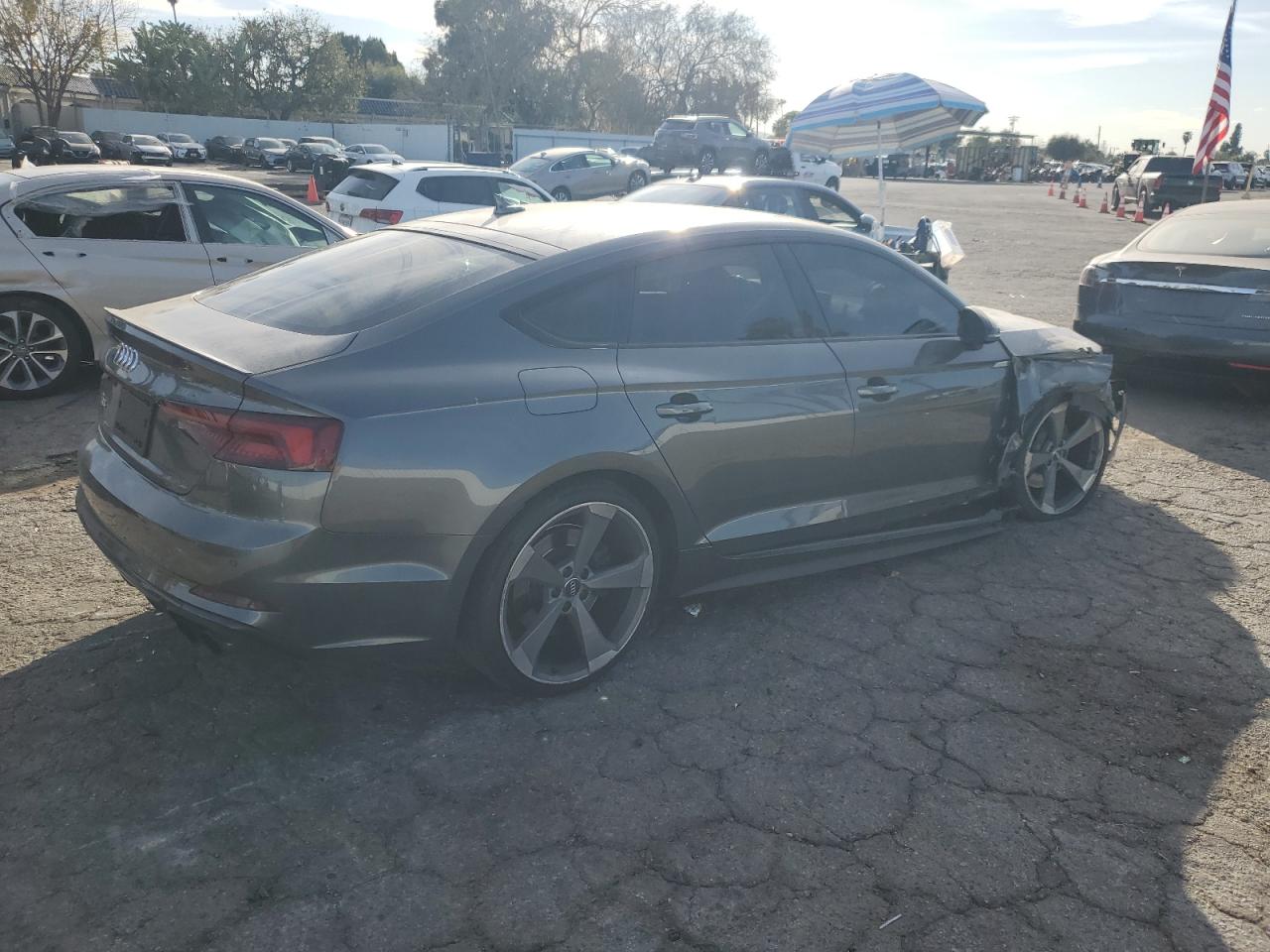 2019 Audi RS5 VIN WAUB4CF56KA091822 Copart auction photo, front end / minor dent/scratches damage thumbnail 3