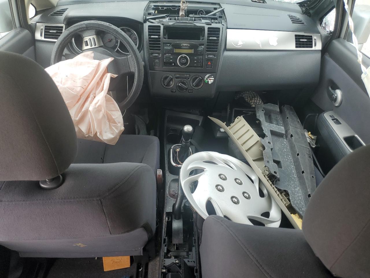 2009 Nissan Versa VIN 3N1BC13E09L450666 Copart auction photo, front end damage thumbnail 8