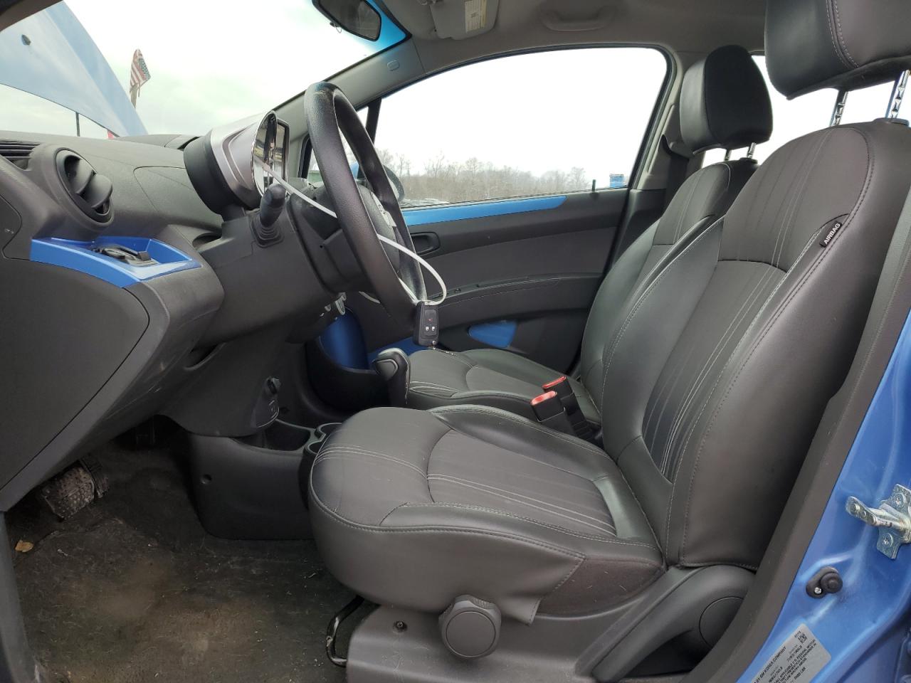 2014 Chevrolet Spark VIN KL8CD6S91EC420347 Copart auction photo, front end damage thumbnail 7