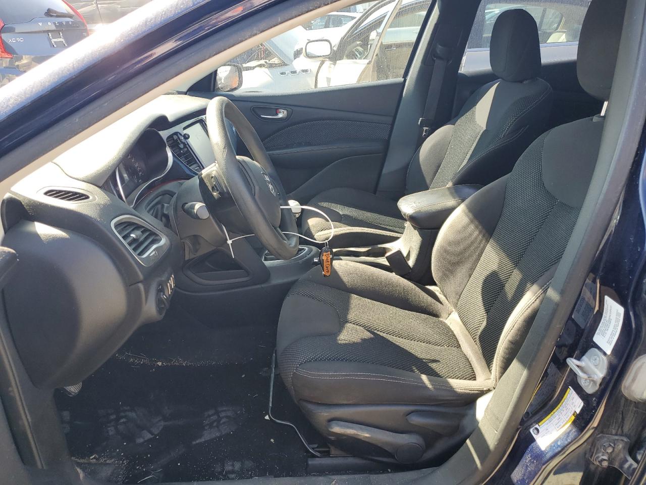 2014 Dodge Dart VIN 1C3CDFBB1ED667876 Copart auction photo, front end / side damage thumbnail 7