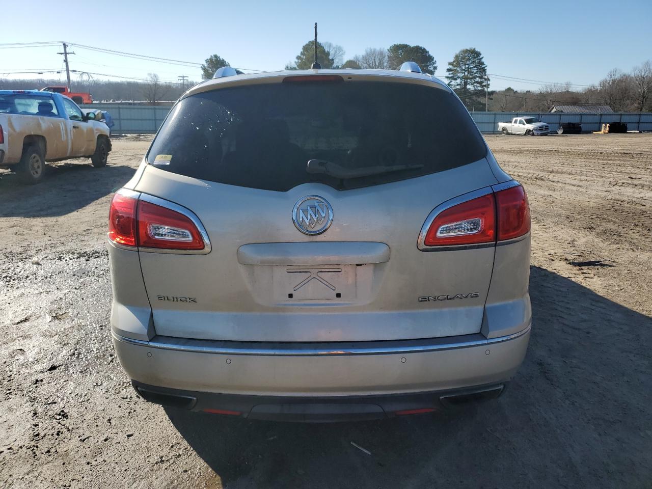 2013 Buick Enclave VIN 5GAKRDKD7DJ119462 Copart auction photo, front end / side damage thumbnail 6
