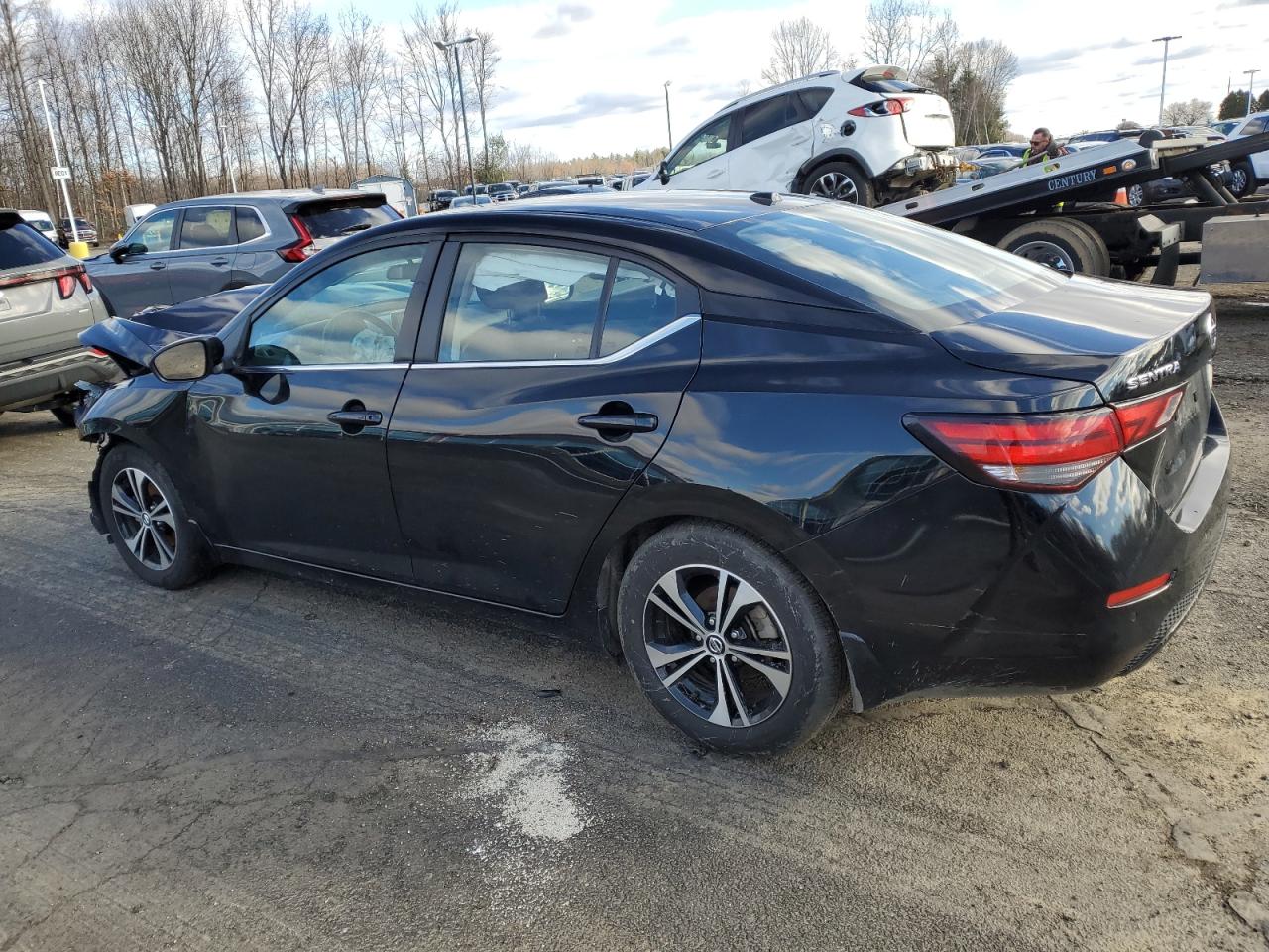 2021 Nissan Sentra VIN 3N1AB8CV4MY234712 Copart auction photo, front end / minor dent/scratches damage thumbnail 2