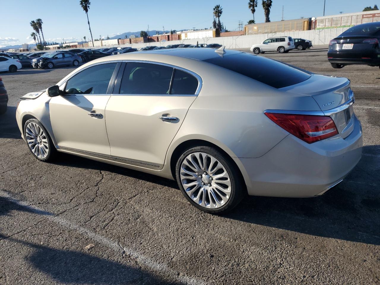 2014 Buick LaCrosse VIN 1G4GF5G35EF170316 Copart auction photo, front end / minor dent/scratches damage thumbnail 3