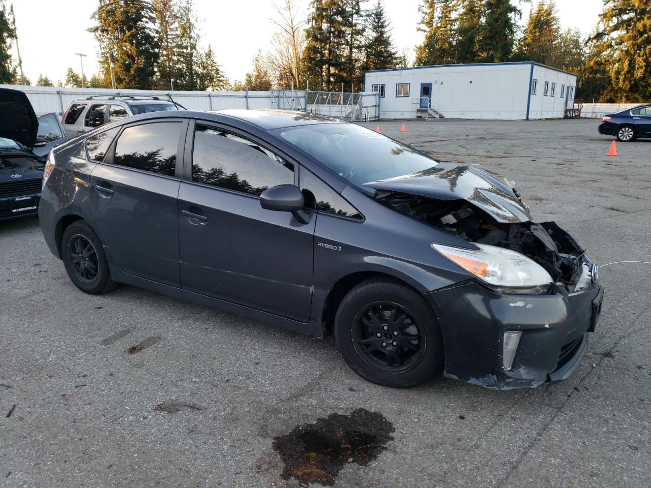 2014 Toyota Prius VIN JTDKN3DU5E0361675 Copart auction photo, front end damage thumbnail 4