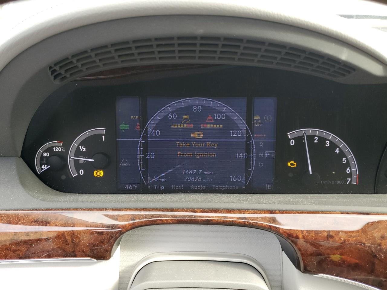 2013 Mercedes-Benz S-klasse VIN WDDNG9EB4DA515430 Copart auction photo, front end damage thumbnail 9