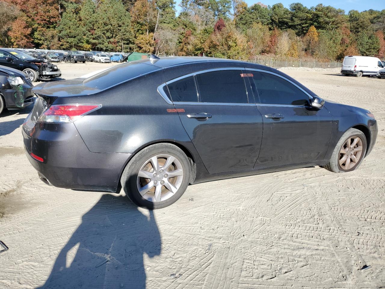 2013 Acura TL VIN 19UUA8F50DA012022 Copart auction photo, vandalism / mechanical damage thumbnail 3