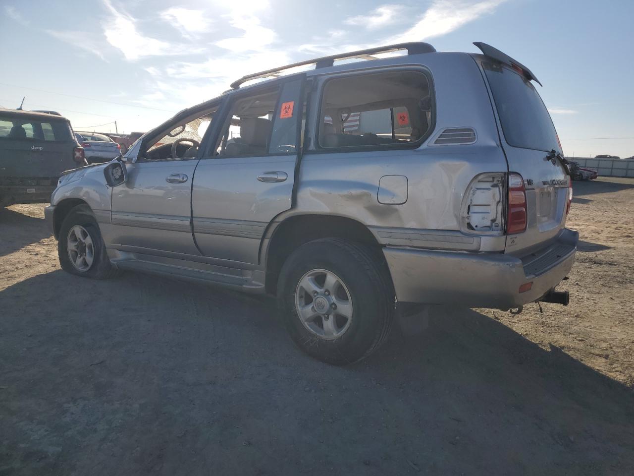 2000 Toyota Land Cruiser VIN JT3HT05J2Y0088366 Copart auction photo, all over / rollover damage thumbnail 2