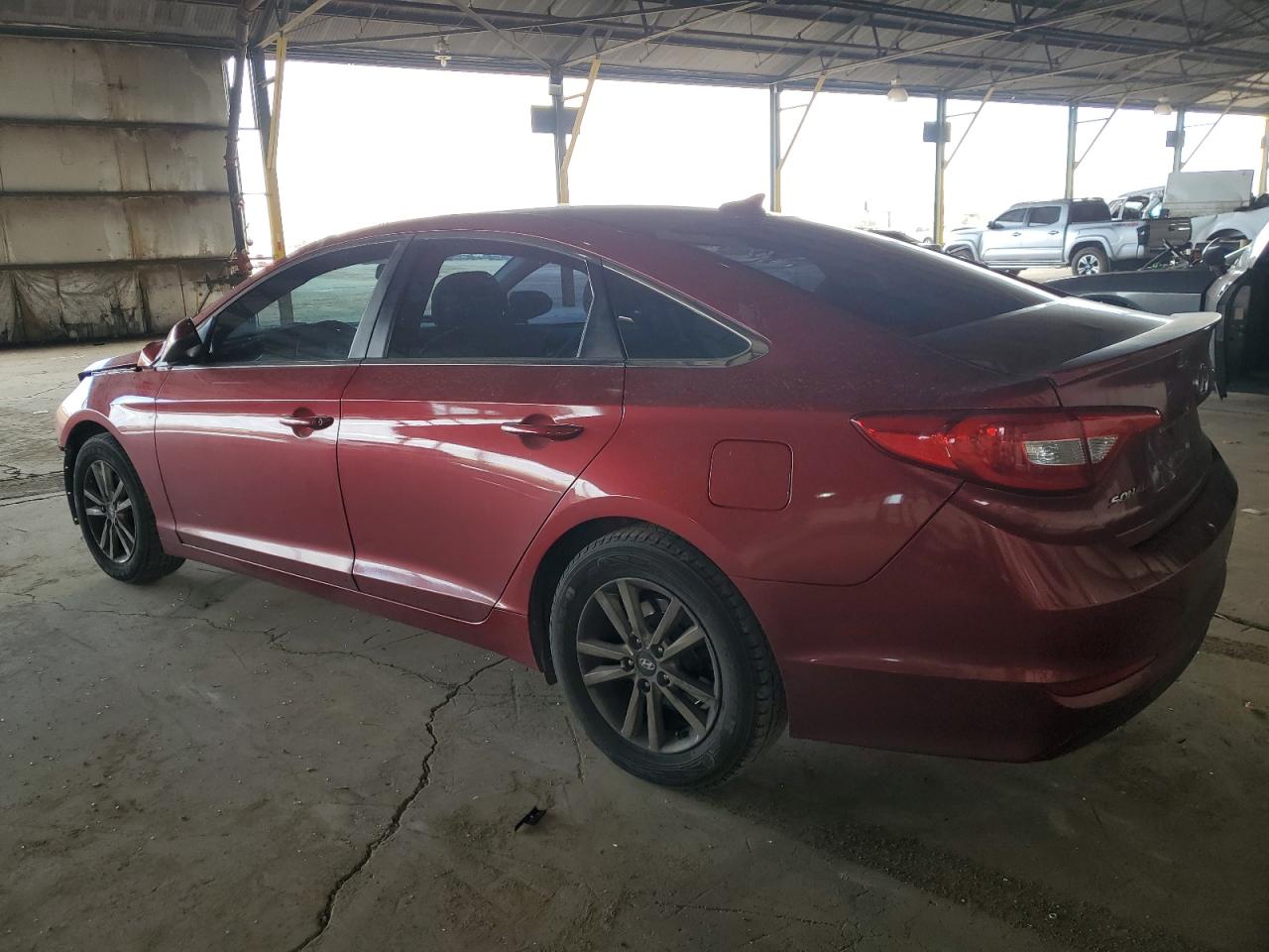 2015 Hyundai Sonata VIN 5NPE24AF7FH167607 Copart auction photo, front end damage thumbnail 2