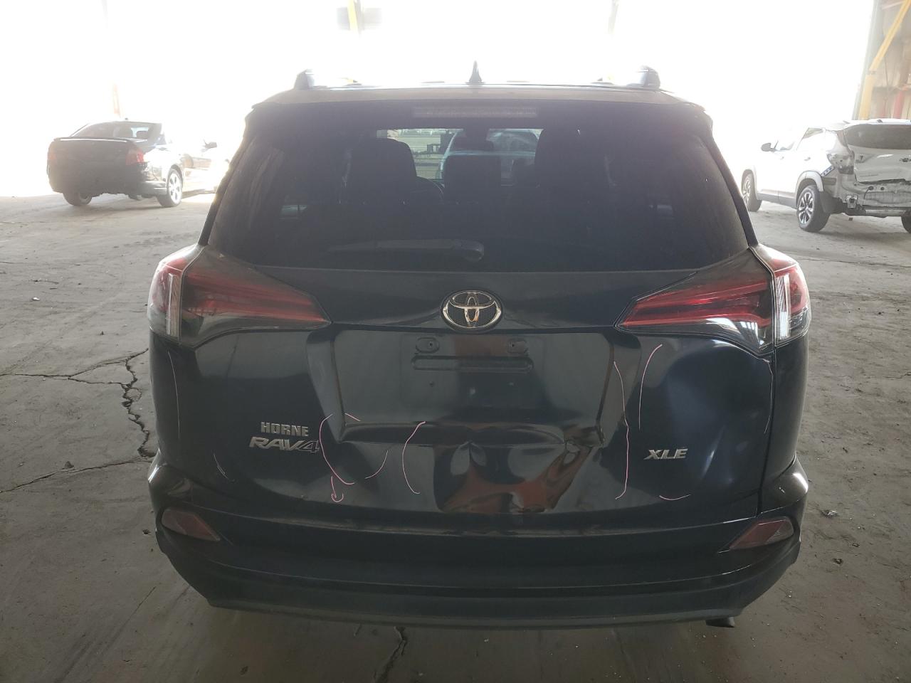 2018 Toyota RAV 4 VIN JTMWFREV4JD126549 Copart auction photo, undercarriage damage thumbnail 6