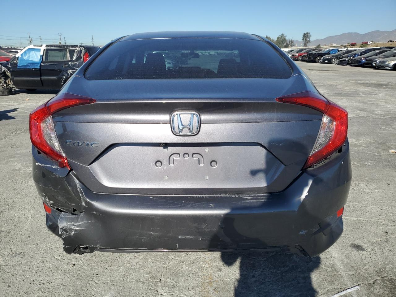 2016 Honda Civic VIN 19XFC2F72GE229458 Copart auction photo, front end / rear end damage thumbnail 6