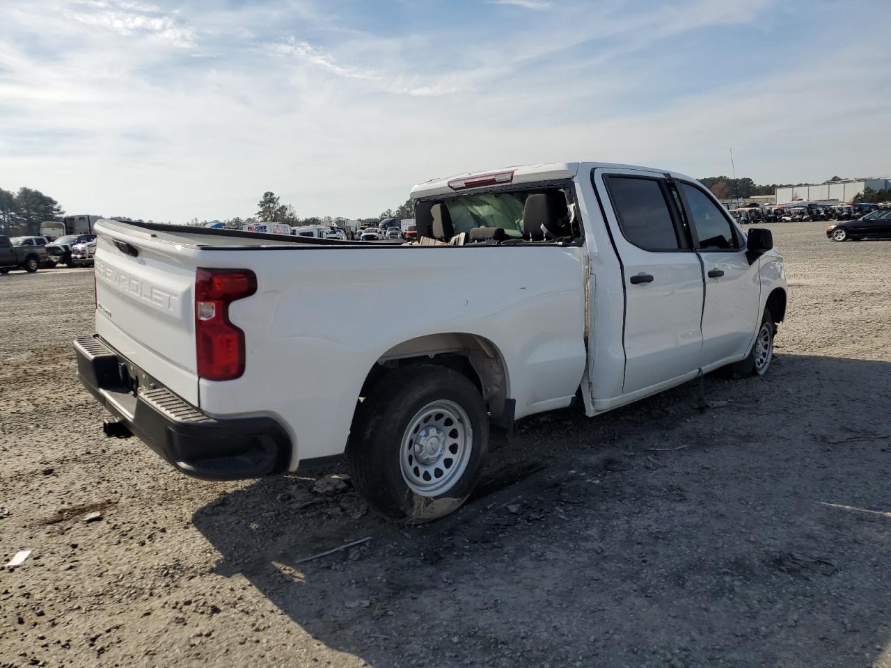 2022 Chevrolet Silverado VIN 3GCPAAED0NG667666 Copart auction photo, side damage thumbnail 3