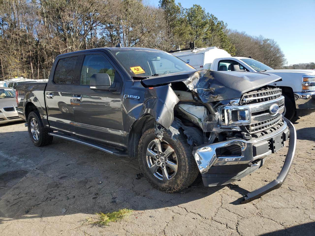 2018 Ford F-150 VIN 1FTEW1EB8JKC65002 Copart auction photo, front end damage thumbnail 4