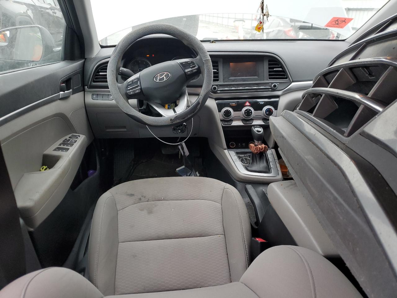 2019 Hyundai Elantra VIN 5NPD74LF4KH440250 Copart auction photo, front end / side damage thumbnail 8