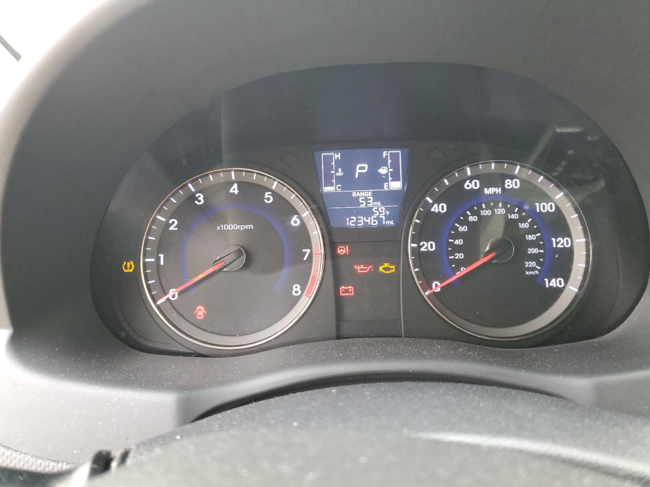 2016 Hyundai Accent VIN KMHCT4AEXGU045404 Copart auction photo, mechanical / front end damage thumbnail 9