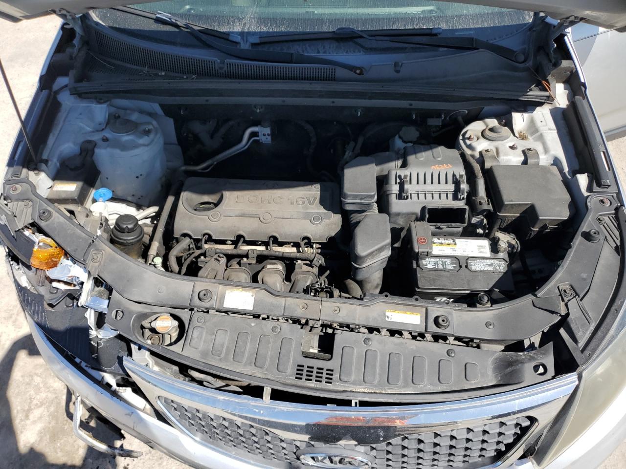 2011 KIA Sorento VIN 5XYKU4A12BG012708 Copart auction photo, front end damage thumbnail 12