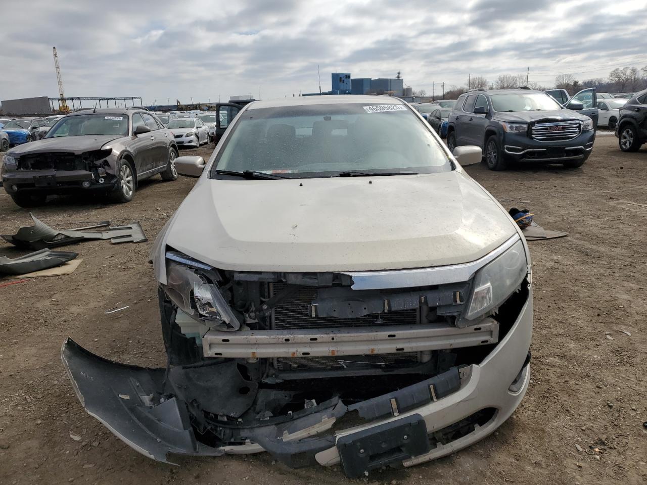 2010 Ford Fusion VIN 3FAHP0HG3AR173924 Copart auction photo, front end / side damage thumbnail 5