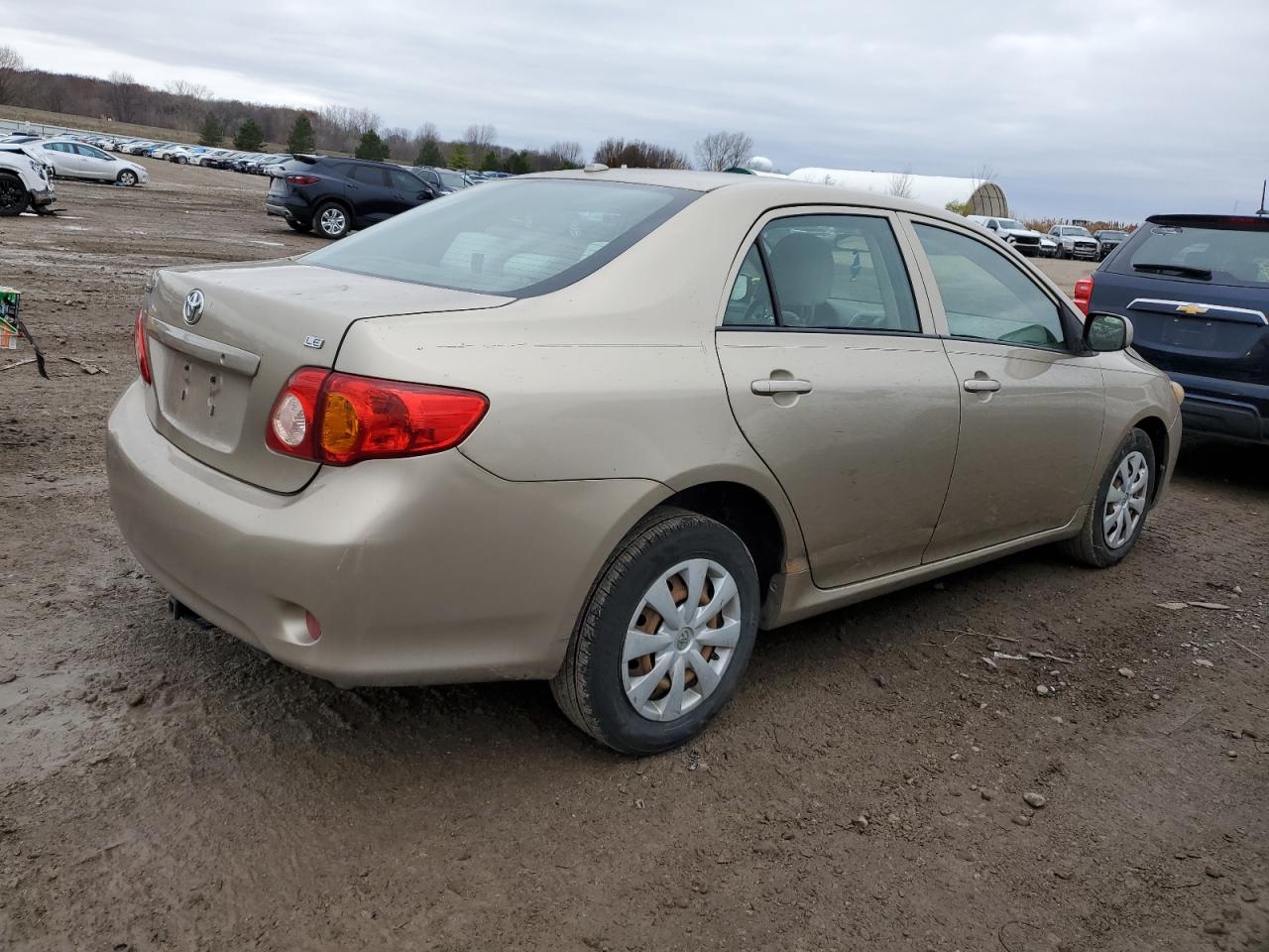 2009 Toyota Corolla VIN 1NXBU40E69Z141060 Copart auction photo, frame damage / all over damage thumbnail 3