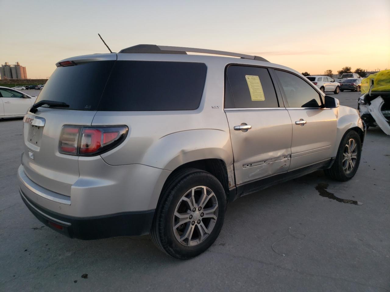 2014 GMC Acadia VIN 1GKKRRKD3EJ113112 Copart auction photo, all over damage thumbnail 3