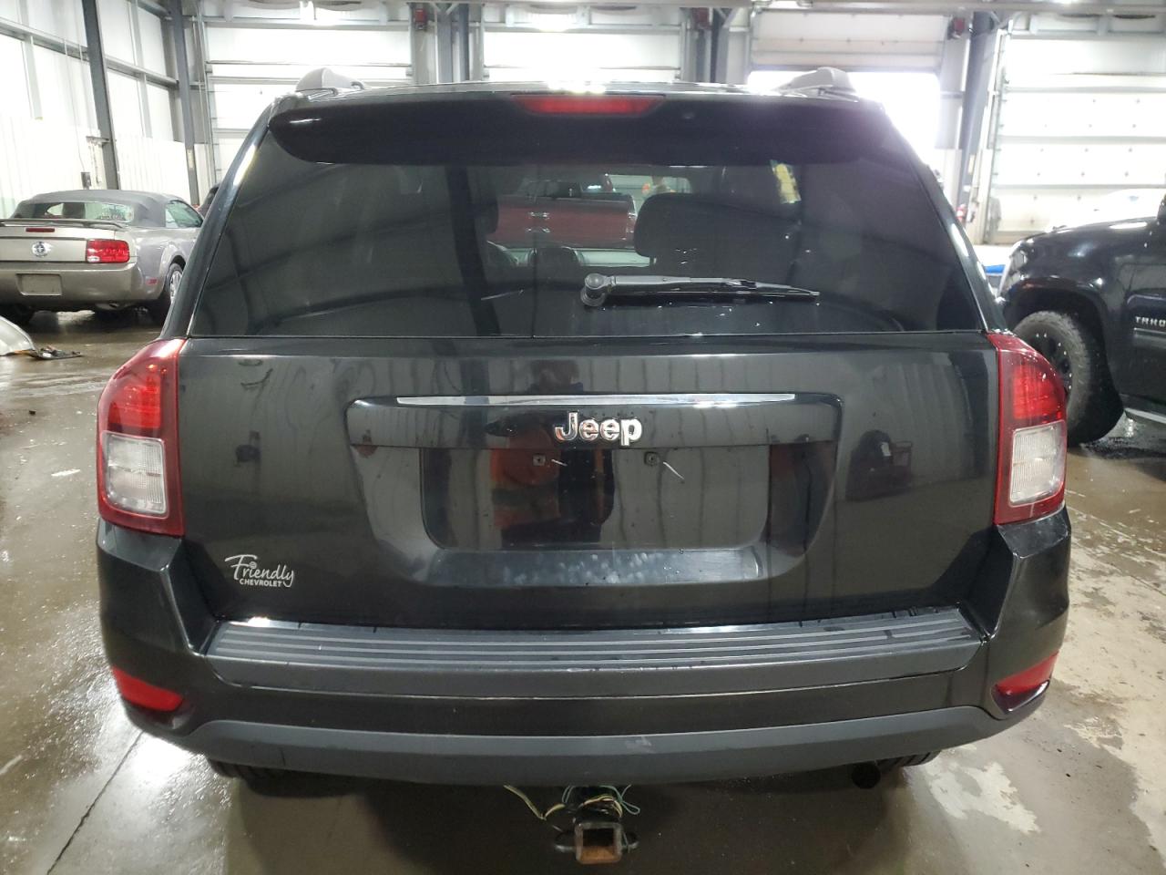 2015 Jeep Compass VIN 1C4NJCBA0FD273192 Copart auction photo, front end / side damage thumbnail 6