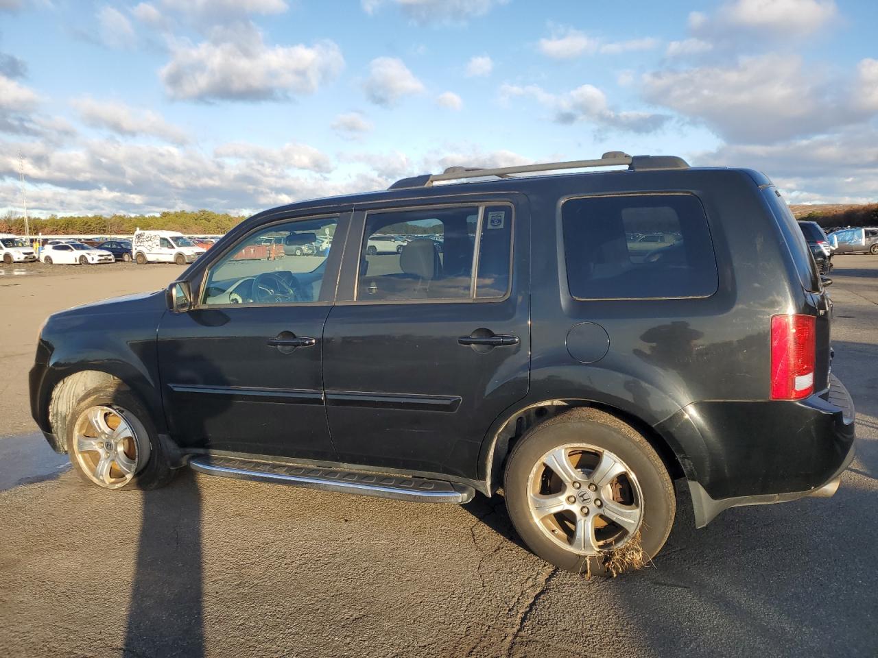 2013 Honda Pilot VIN 5FNYF4H55DB086261 Copart auction photo, side damage thumbnail 2
