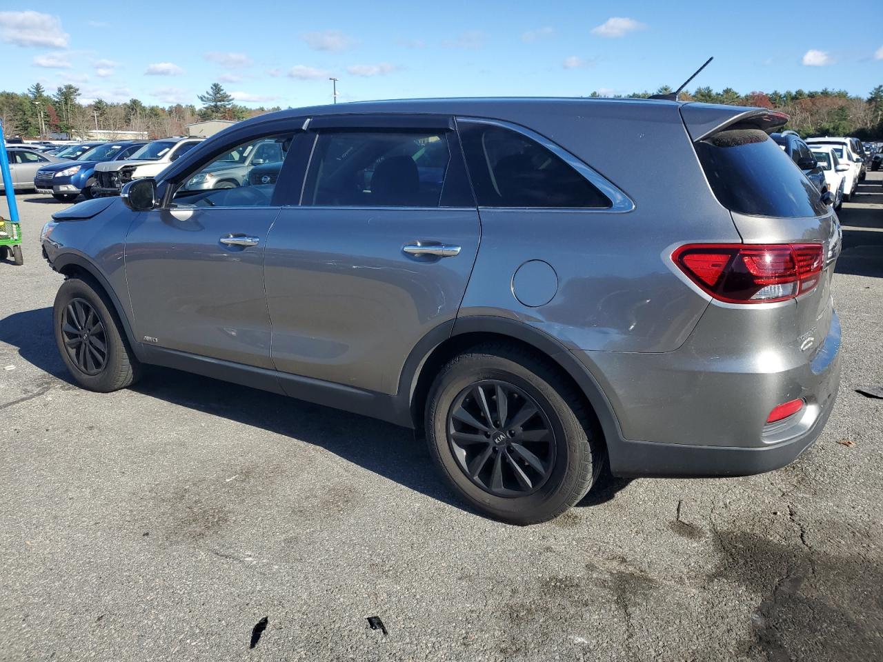2019 KIA Sorento VIN 5XYPGDA54KG487714 Copart auction photo, front end / minor dent/scratches damage thumbnail 2
