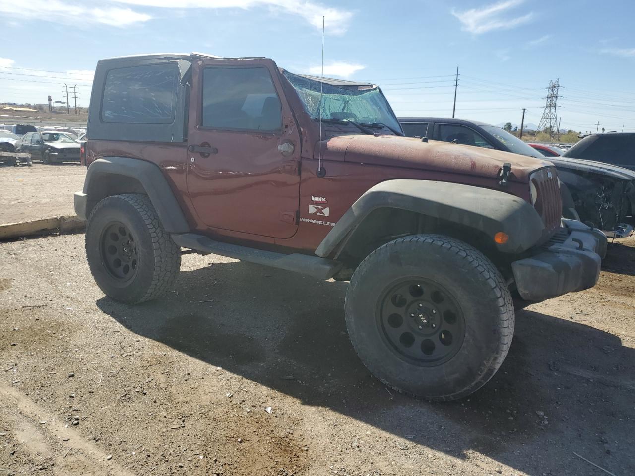 2009 Jeep Wrangler VIN 1J4FA24189L733649 Copart auction photo, rollover damage thumbnail 4