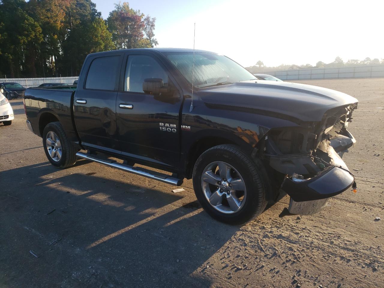 2013 RAM 1500 VIN 1C6RR7LT9DS614607 Copart auction photo, front end damage thumbnail 4
