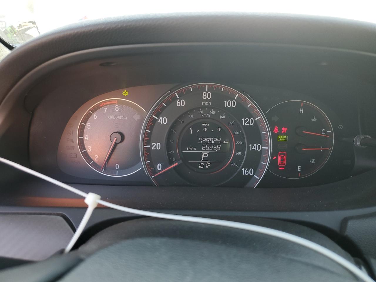 2016 Honda Accord VIN 1HGCR2F55GA235095 Copart auction photo, front end / side damage thumbnail 9