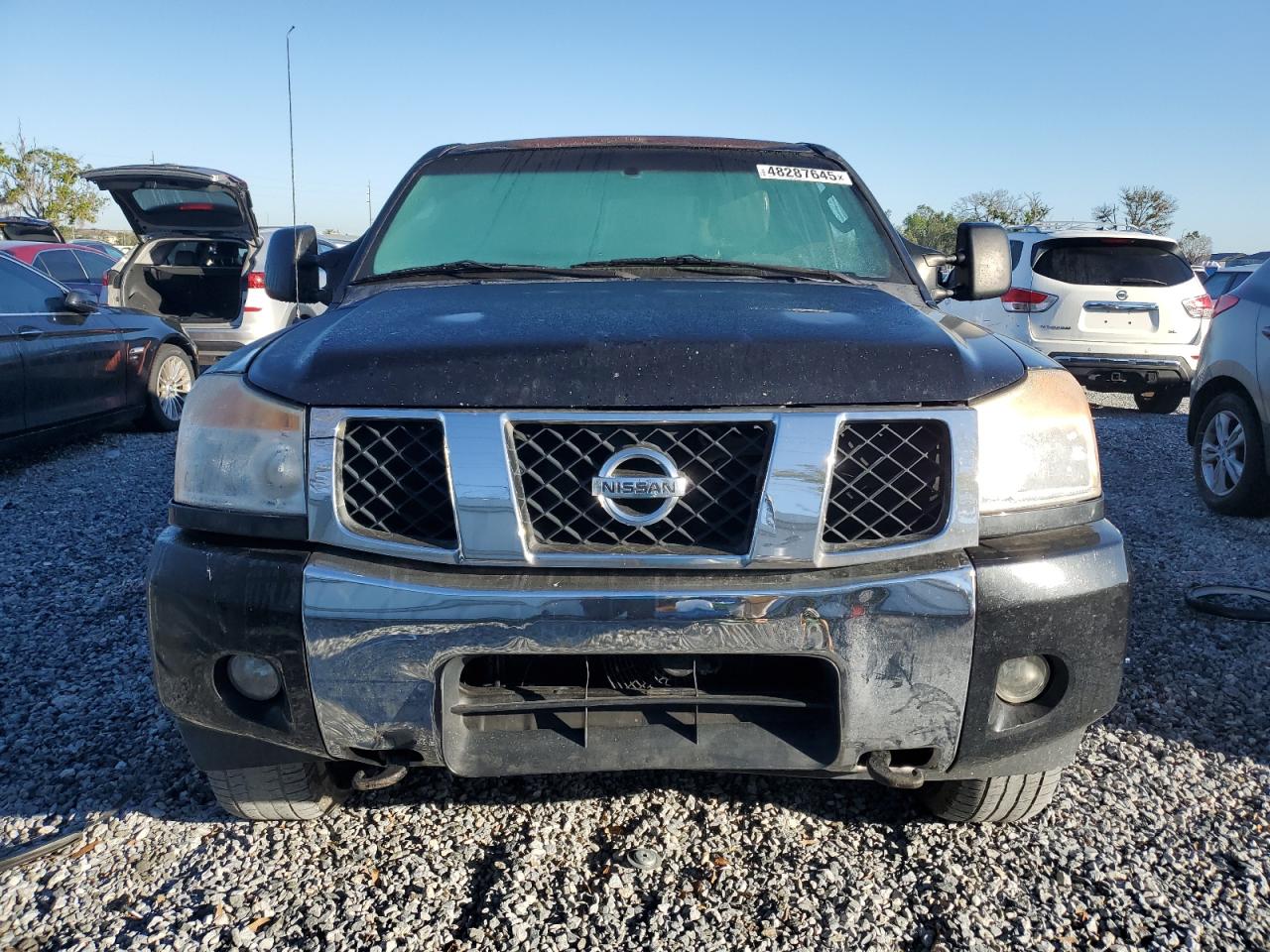 2007 Nissan Titan VIN 1N6BA07B97N235729 Copart auction photo, side / rear end damage thumbnail 5