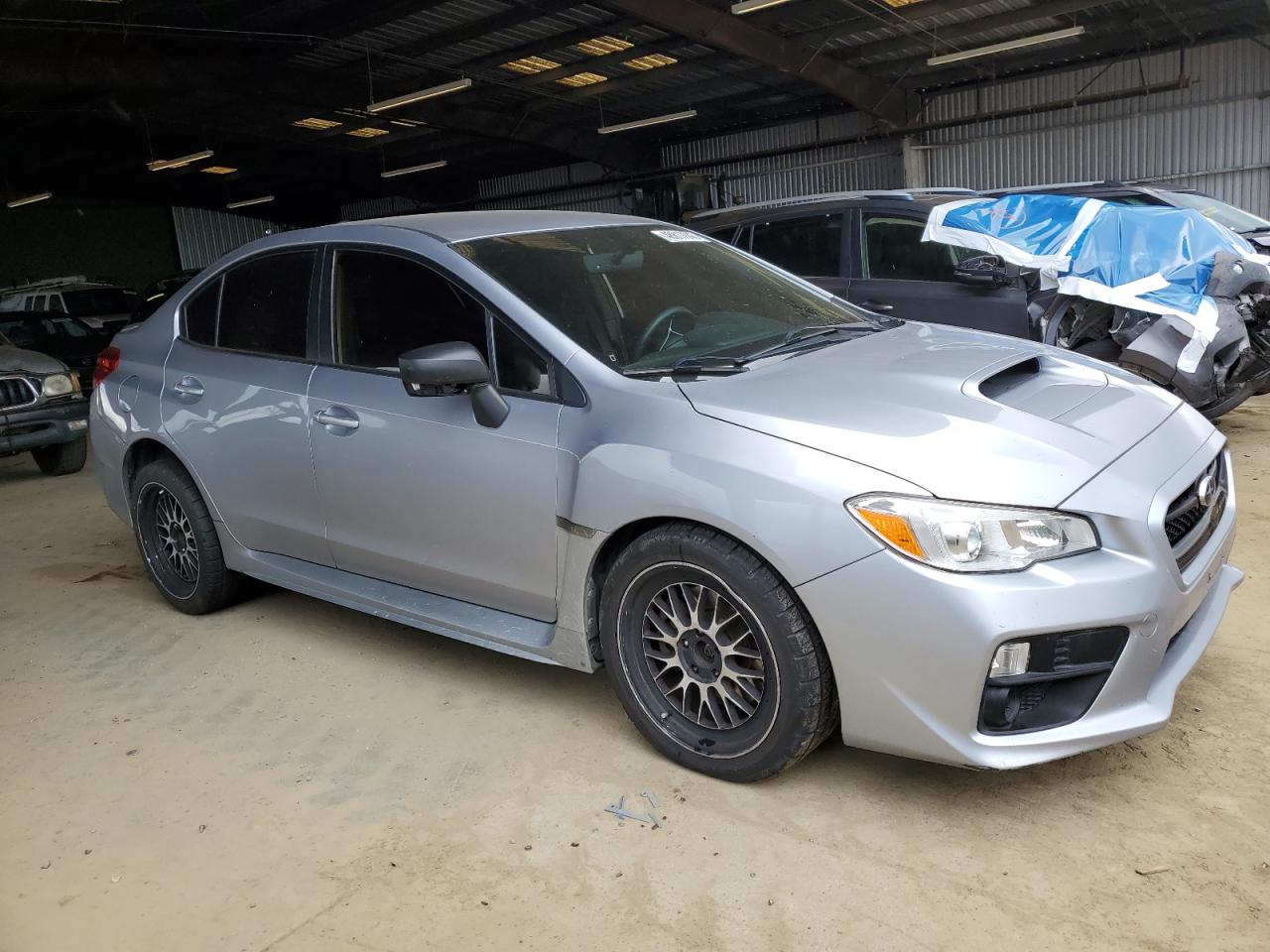 2017 Subaru WRX VIN JF1VA1B69H9806443 Copart auction photo, rear end / undercarriage damage thumbnail 4