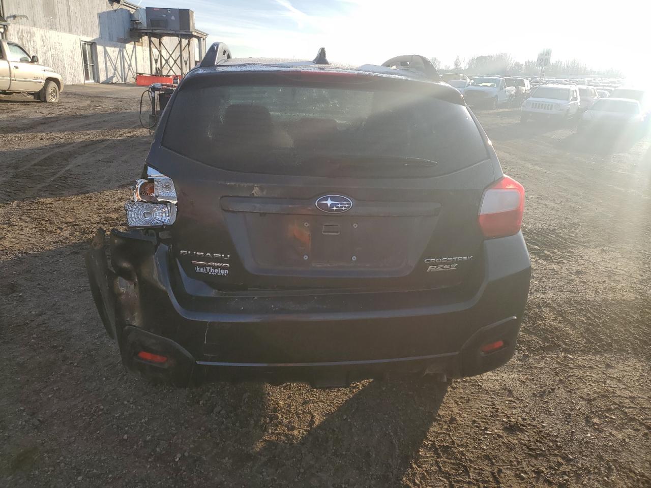 2017 Subaru XV VIN JF2GPAKC7H8227868 Copart auction photo, front end / rear end damage thumbnail 6