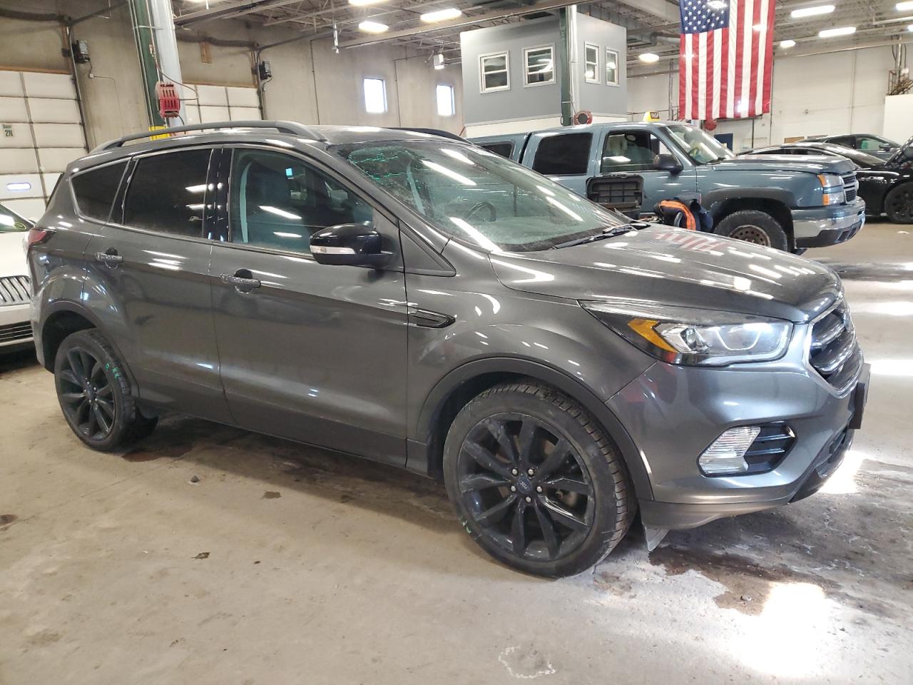 2017 Ford Escape VIN 1FMCU9J96HUB84847 Copart auction photo, front end damage thumbnail 4