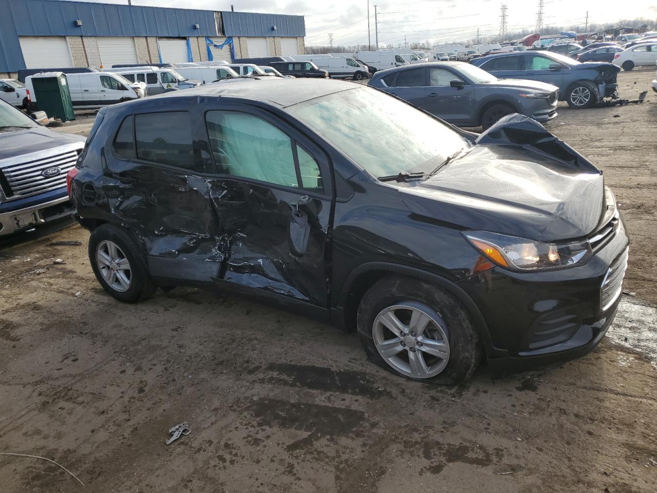 2020 Chevrolet Trax VIN KL7CJKSB3LB050501 Copart auction photo, rollover damage thumbnail 4